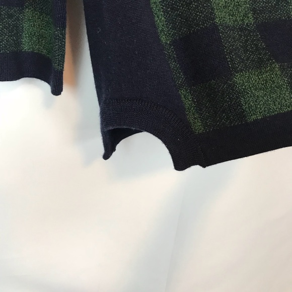 ▪️MARGARET OLEARY▪️Crew neck checkered Chartreuse - Picture 2 of 8